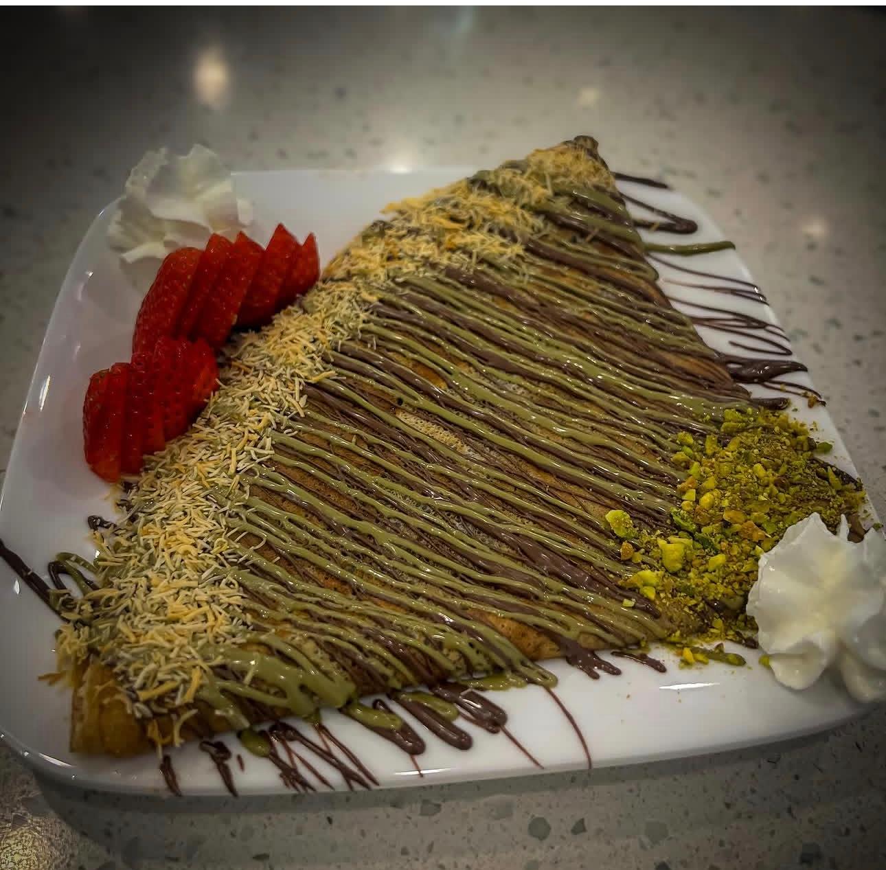 Lemon Blueberry Crepe
